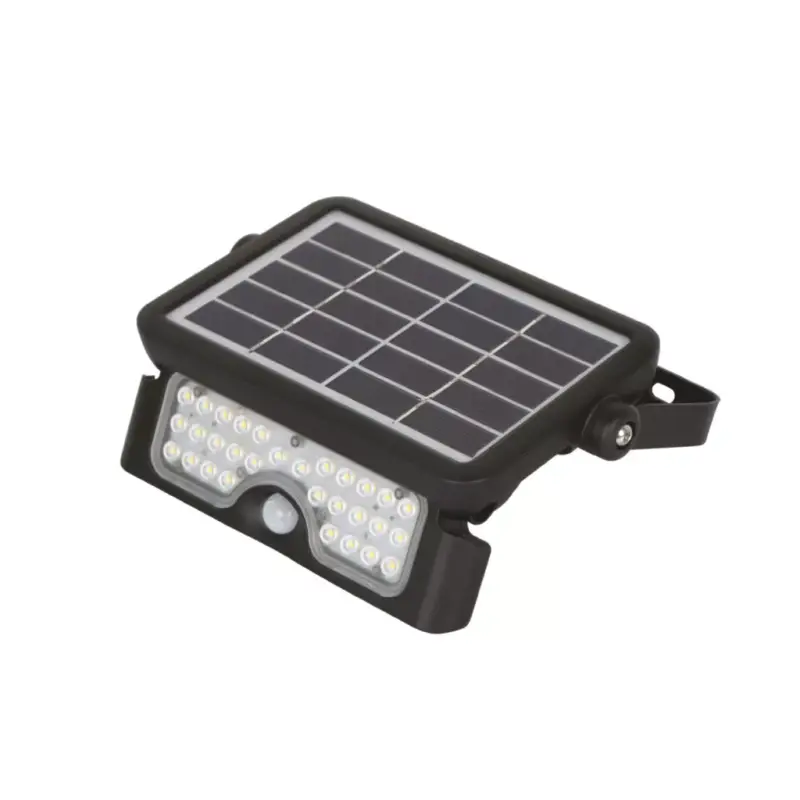 MHC napelemes LED-reflektor, 90°, IP65, 5 W, Természetes fehér, fekete KOBI-001807 KOBI Végkiárusítás
