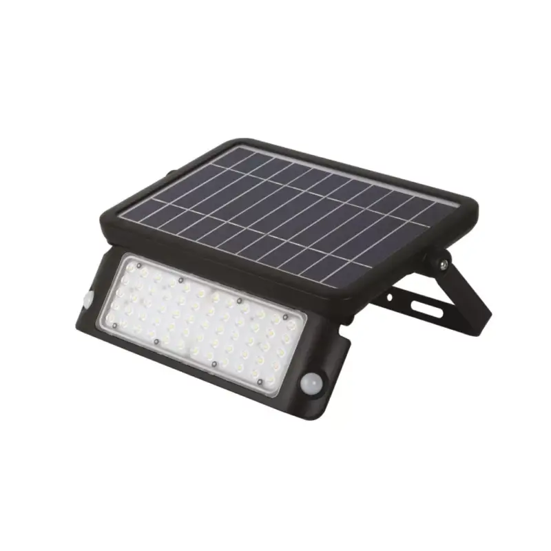 Kihagyhatatlan ajánlat MHC napelemes LED-reflektor, 90°, IP65, 10 W, Természetes fehér, fekete KOBI-001805 SpectrumLED