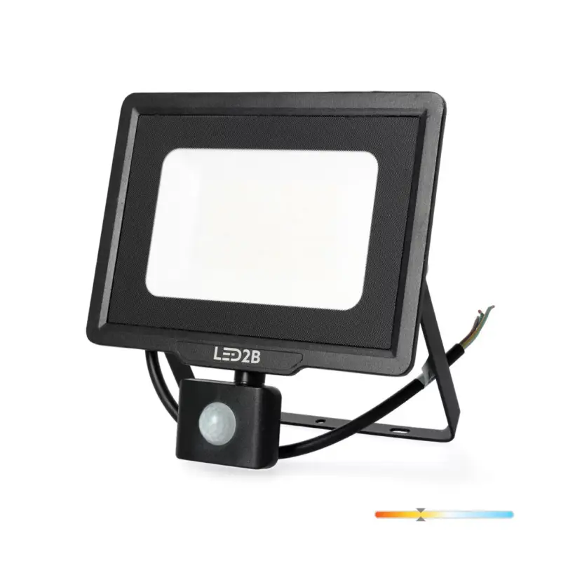 Nézd meg most MHC LED-reflektor, 120°, IP44, 50 W, Meleg fehér, fekete KOBI-001678 SpectrumLED