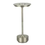 Újdonság Table lamp CAMELIA 2,5W 250lm CCT IP20 silver 2x2000mAh LL-204454 LED line