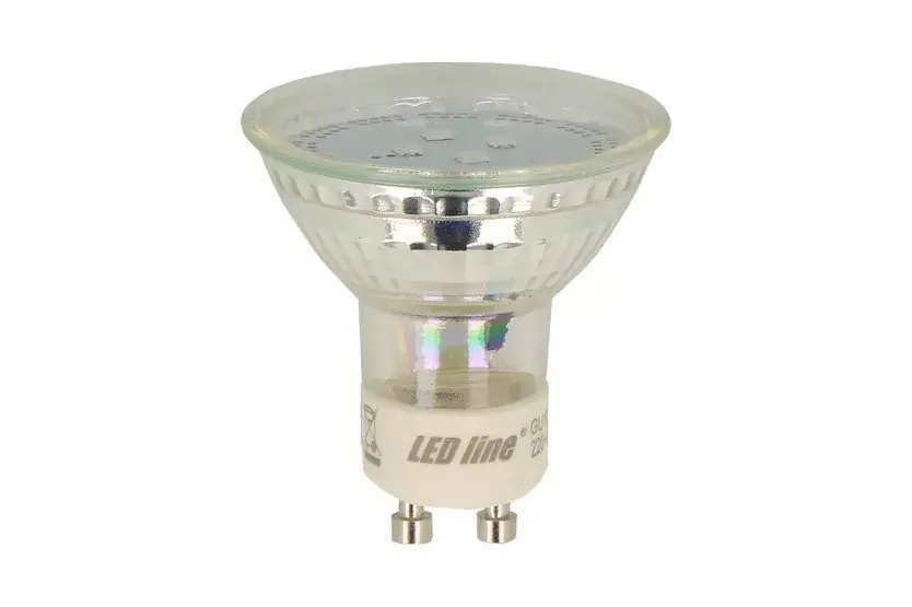 GU10 LED-fényforrás, 1 W, Meleg fehér WW 3000K 80lm, LL-209619 LED line Expressz kézbesítés