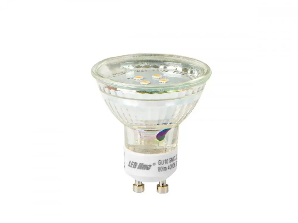 Kedvezmény GU10 LED-fényforrás, 1 W, Természetes fehér NW 4000K 80lm, LL-248337 SpectrumLED