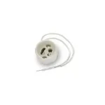 Expressz szállítás LEDline® Ceramic GU10 lamp holder with 14cm wire LL-246449 SpectrumLED