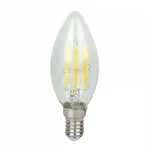 Ne maradj le E14 LED-fényforrás, 4 W, filament, Meleg fehér WW 3000K 480lm, LL-202184 SpectrumLED
