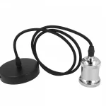 LEDline® Suspended luminaire 1xE27 aluminum chrome LL-249846 SpectrumLED Biztonságos fizetés