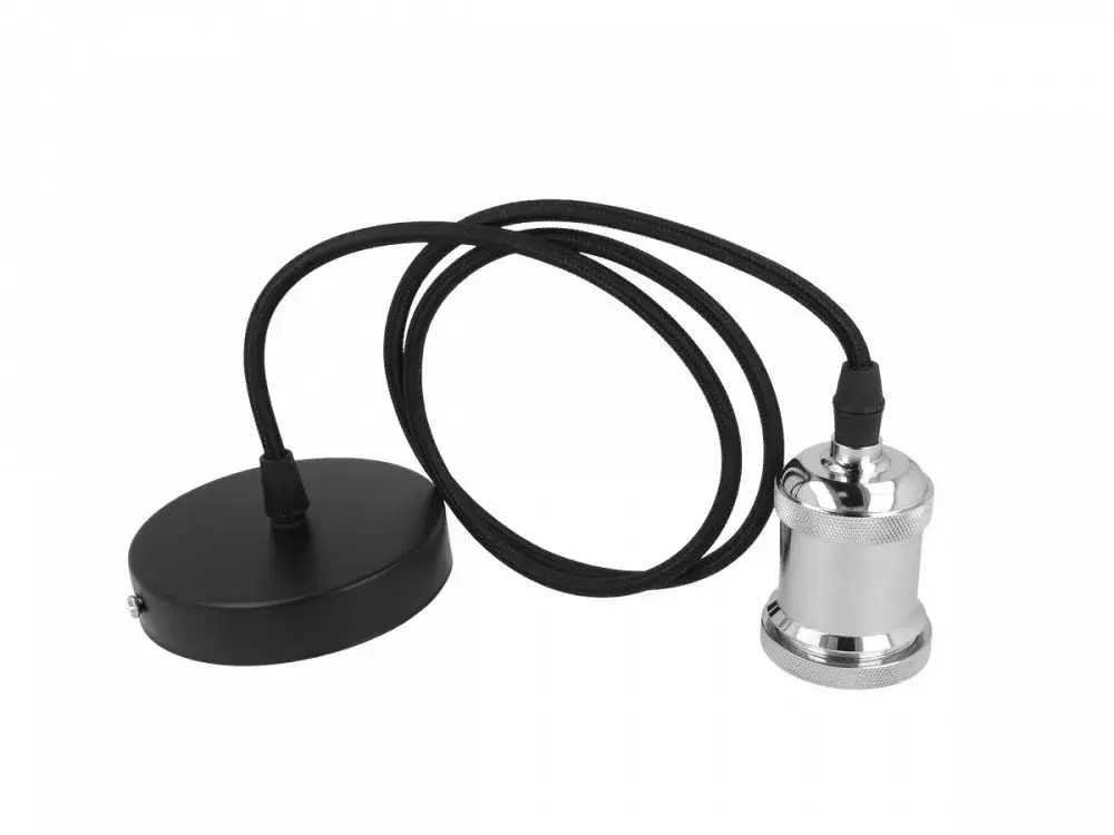 LEDline® Suspended luminaire 1xE27 aluminum chrome LL-249846 SpectrumLED Biztonságos fizetés