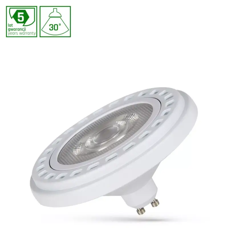AR111 GU10 LED-fényforrás, 20 W, COB, Természetes fehér, fehér, 5 év garancia NW 3000K lm, WOJ16985 SpectrumLED Nézd meg most