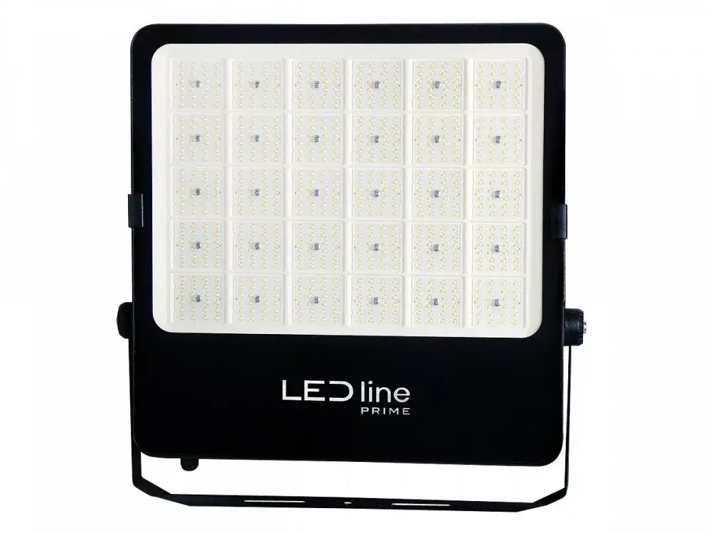 FLUX LED-reflektor, 120°, IP66, 400 W, Természetes fehér, fekete LL-200241 LED line Árcsökkenés