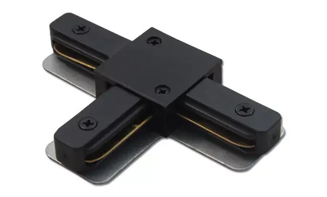 Különleges ajánlat Connector for 1-phase track light rail tee (black) LL-2034636 LED line