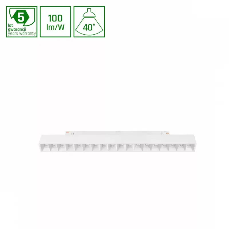 SYSTEM SHIFT SMART- GRID M TRACK LIGHT 303MM 17W 35DEG WHITE CCT/DIM 5 Y WARRANTY WLD40041_SMART SpectrumLED Outlet