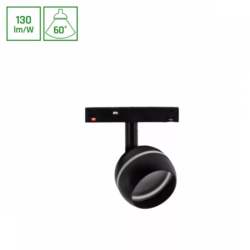 Szuper ajánlat SYSTEM SHIFT BASIC - GLOBE RING BALL LUMINAIRE 90MM 10W 3000KBLACK WLD70013WW SpectrumLED