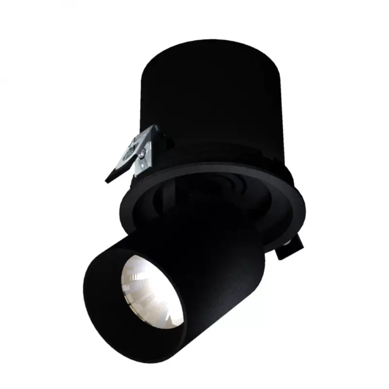 IN OUT - MODEL L - süllyezetett DOWNLIGHT ADJ. EXTENSION AND DIRECTION 20W36DEG 130X130 MM Fekete WLD20112_ZASILACZ SpectrumLED Vásárlói kedvenc