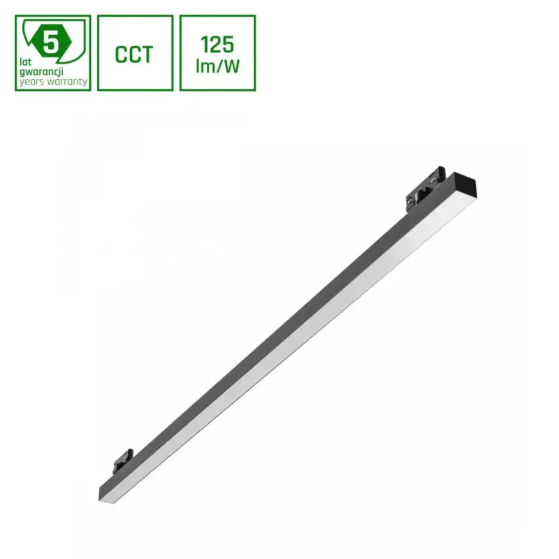 Prémium ALLDAY BASIC Lineáris lámpa, 50W, 115°, IP20, Szabályozható színhőmérséklet, fekete, 5 év garancia SLI047303CCT_PW_3F SpectrumLED