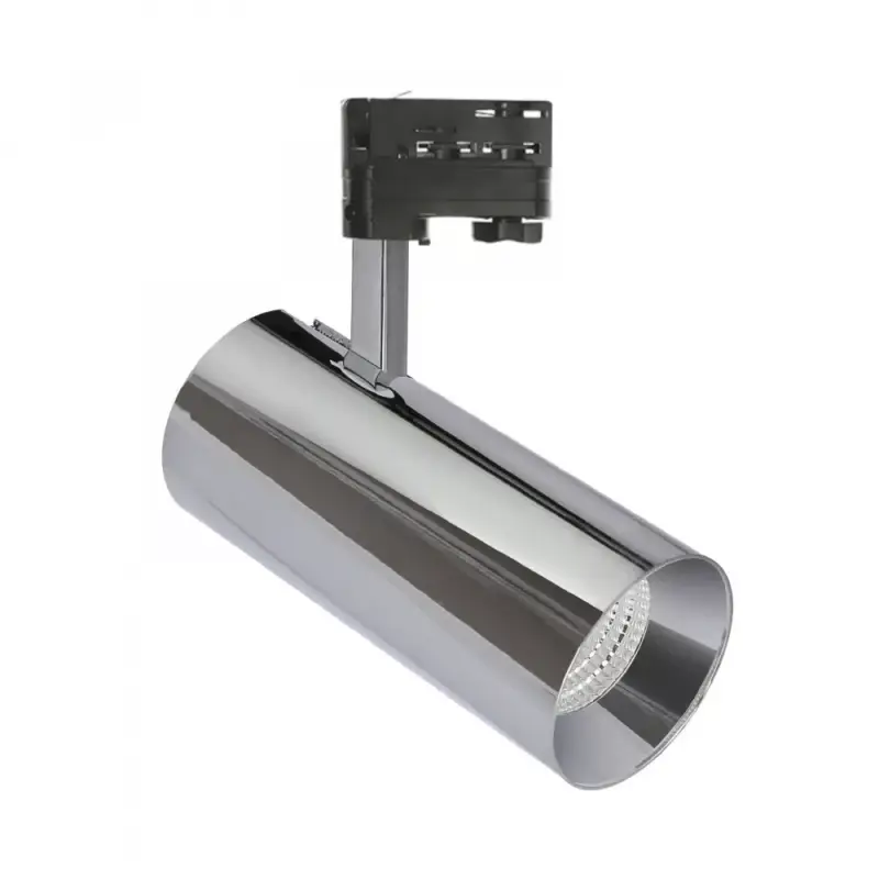 Végkiárusítás MDR BRANTA METALICA 940 háromfázisú sínes lámpa, 19W, 36°, CRI 90, ezüst WOJP05721 SpectrumLED
