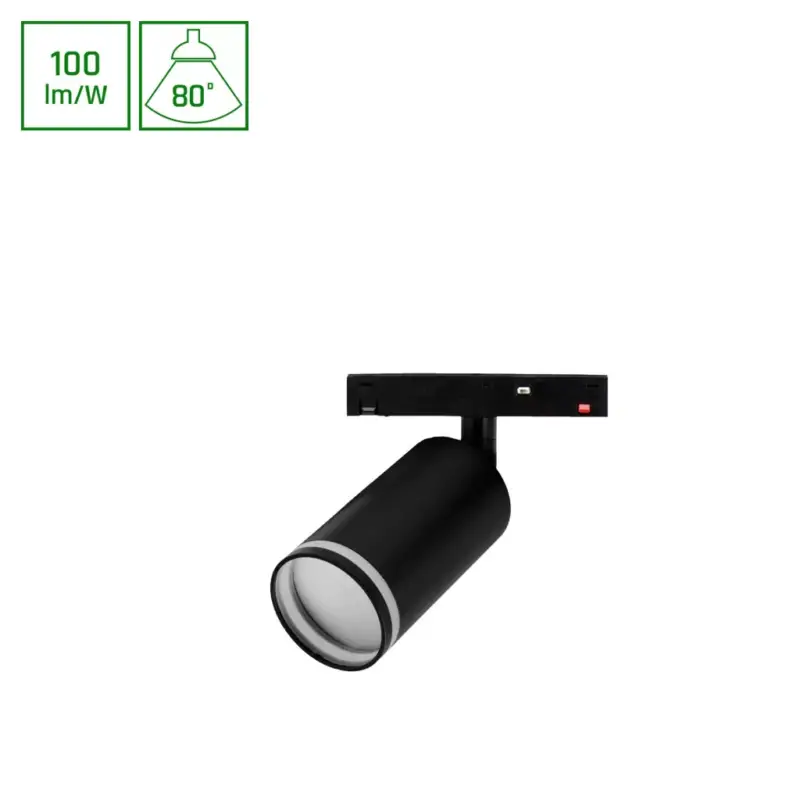 SYSTEM SHIFT BASIC - SPOT S RING LUMINAIREDIRECTIONAL 55X100X160MM 7W 4000K BLACK WLD70031NW SpectrumLED Csak ma