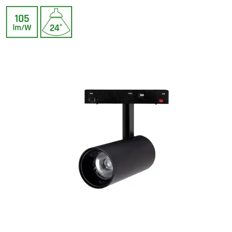 SYSTEM SHIFT BASIC - SPOT M LUMINAIREDIRECTIONAL 50X110X170MM 12W 2700K BLACK WLD70023WW SpectrumLED Végkiárusítás