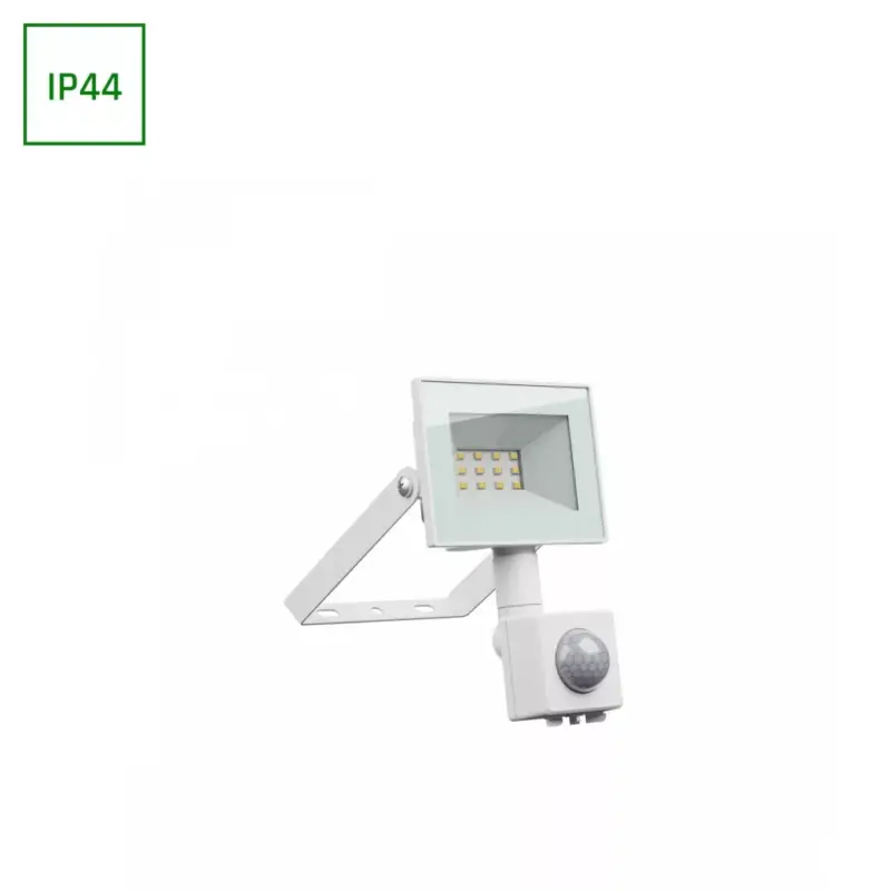 Vedd meg online NOCTIS LUX 4 mozgásérzékelős LED-reflektor, 100°, IP44, 10 W, Meleg fehér, fehér SLI029074WW_CZUJNIK_PW SpectrumLED