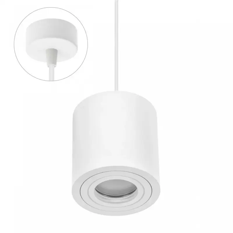 Csak ma CHLOE GU10 SURFACE MOUNTED GU10 250V IP65 90x97mm WHITE round, fixed, round base SLIP005033_ZWIS SpectrumLED