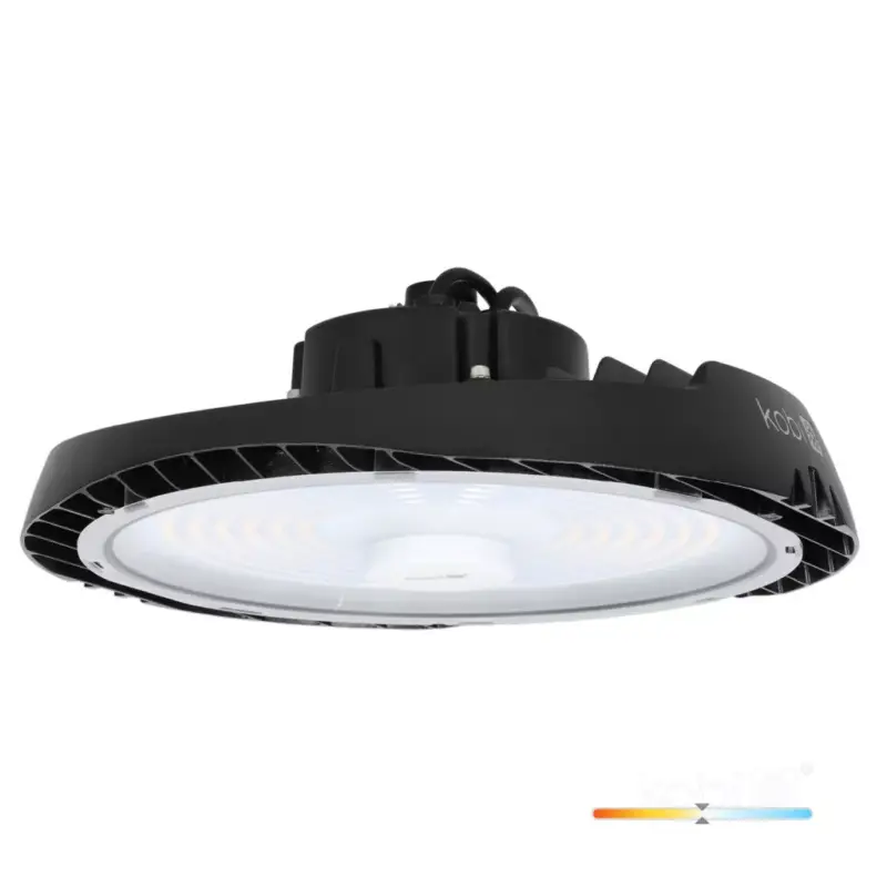 Népszerű KOBI KOBI-001713, NINA Csarnokvilágító, 110°, IP65, IK07, 200 W, szabályozható, Természetes fehér, fekete