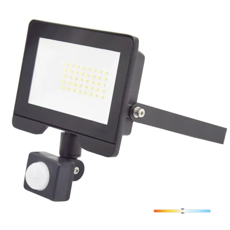 Alacsony ár MHC LED-reflektor, 110°, IP54, 30 W, Természetes fehér, fekete