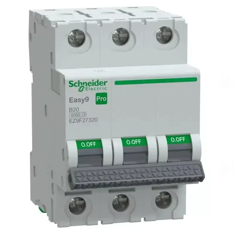 Nézd meg most EASY9 PRO Kismegszakító, 3P, B, 20A 3 pólusú EZ9F27320 Schneider