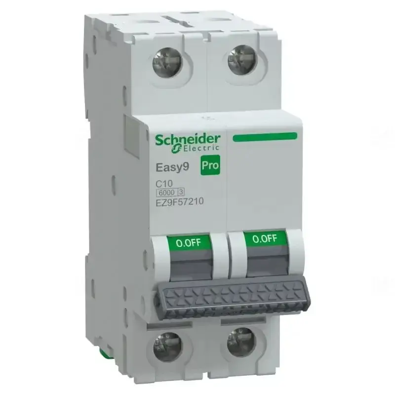 Azonnal elérhető EASY9 PRO Kismegszakító, 2P, C, 10A 2 pólusú EZ9F57210 Schneider