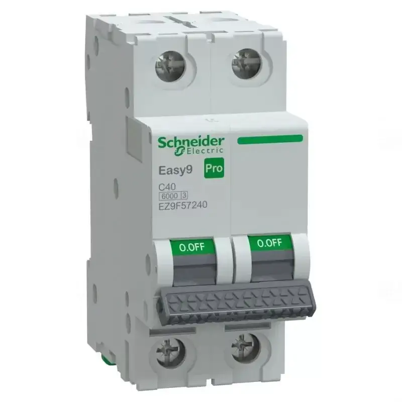 Kihagyhatatlan ajánlat EASY9 PRO Kismegszakító, 2P, C, 40A 2 pólusú EZ9F57240 Schneider