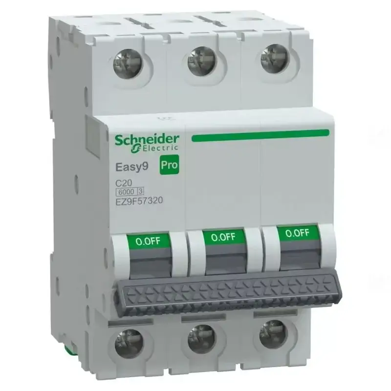 Gyors kiszállítás EASY9 PRO Kismegszakító, 3P, C, 20A 3 pólusú EZ9F57320 Schneider