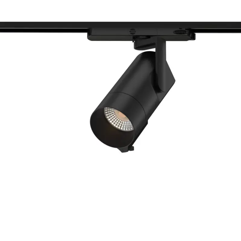 Legjobb ár AI LED Caimeta háromfázisú sínes lámpa, 35W, 24°, CRI 90, Szabályozható színhőmérséklet, Fekete