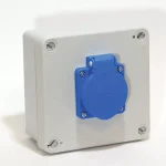 Seemis Szerelt ipari doboz (JG+TP) 107x107x60mm - 1x(2P+F) JG-1-1220 Expressz szállítás
