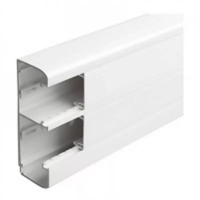 Népszerű Legrand DLP bepattintható kábelcsatorna, 145 x 50 mm, 2 rekeszes, válaszfallal, 2 x 45 mm-es fedéllel, 2 m, fehér Legrand 075604