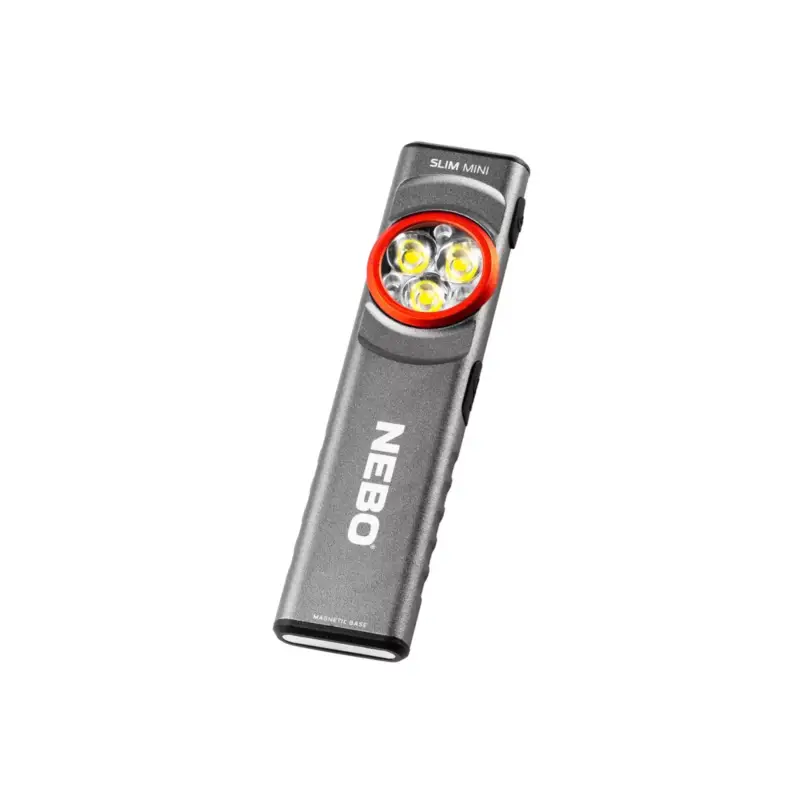 NEBO NEB-FLT-1042-G SLIM MINI zseblámpa, 250 lumen, 450mAh, IPX4, alumínium burkolat, mágneses talp Ajánlat