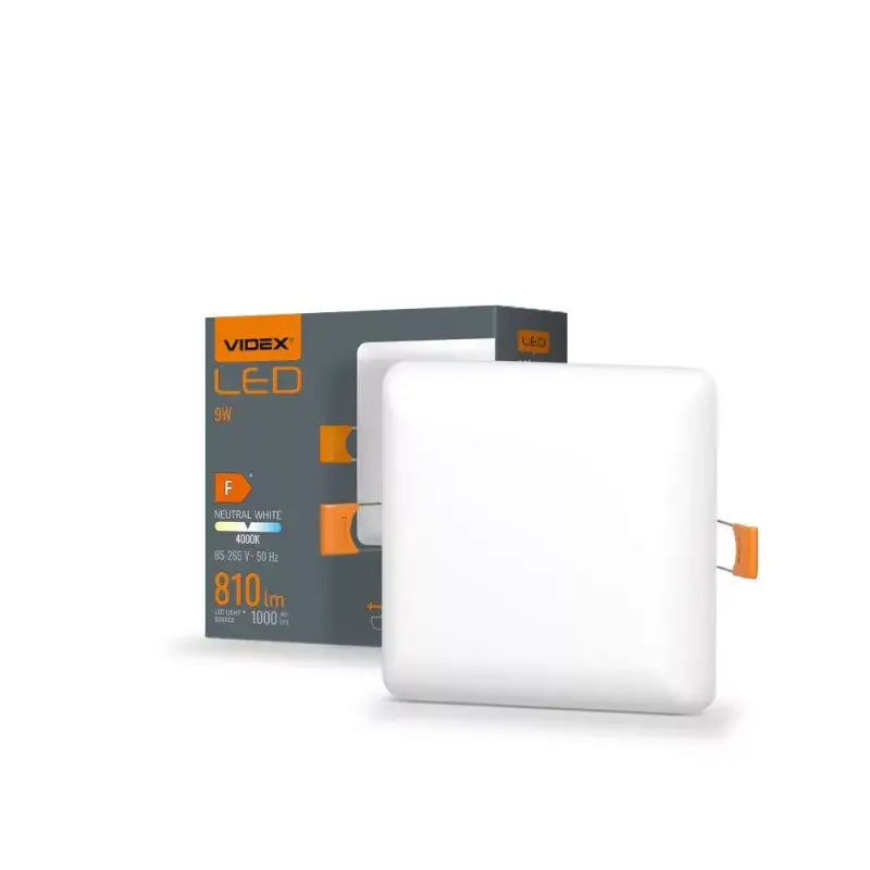 LED Frameless Downlight Fixture VIDEX-DOWNLIGHT-LED-DLFS-9W-NW Újdonság