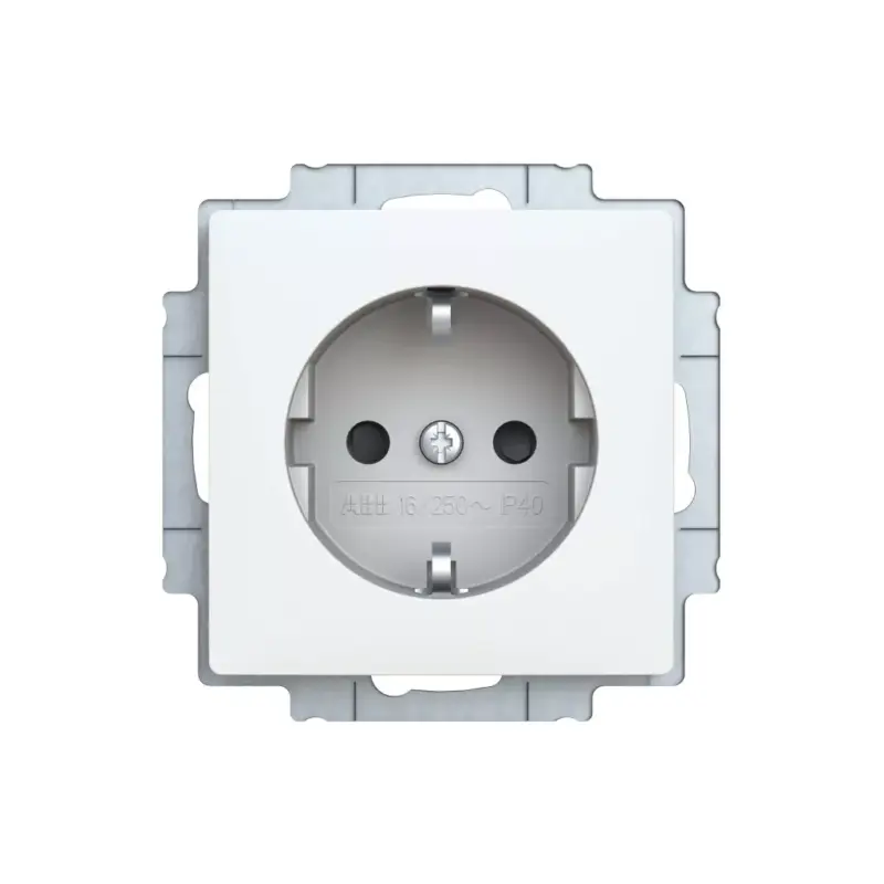 ABB Dugalj SCHUKO/földelt gyermekvédett, Zoni, fehér matt 6620T-A07657 240, 2CHT207657A4240 Olcsóbb